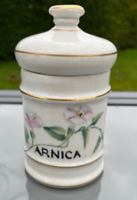 Apothecary jar porcelain d'occasion  Expédié en Belgium