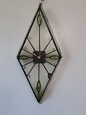 Stained glass clock for sale  Moses Lake