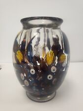Steven Lundberg 2002 6,5" carcasa de cristal jarrón de vidrio arrecife de coral peces acuario segunda mano  Embacar hacia Argentina