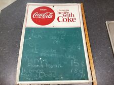 coca cola menu board for sale  Birmingham