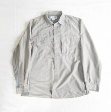 Rail Riders Button-Up Shirt L Olive Green Insect Shield Back Cape Vent Fishing  for sale  Shipping to South Africa