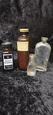 Lot Of 4 Vintage Medical Bottles All Empty for sale  Shipping to South Africa