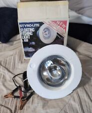 Vintage Styro-lite Floating Fishing Light 12' Cord 07.0386, used for sale  Shipping to South Africa