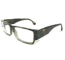Hugo Boss Eyeglasses Frames 0011 HST Brown Green Horn Square Full Rim 53-16-140, used for sale  Shipping to South Africa