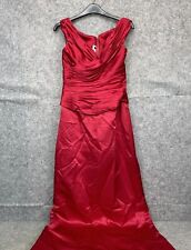 Used, Eclipse Evening Wear By Linzi Jay Dress Women’s Size 10 UK Red Prom Bride for sale  Shipping to South Africa