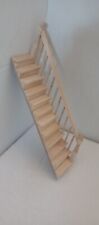  Dollhouse 1:12 Miniature Staircase Straight Stairway;Right Handrail Used for sale  Shipping to South Africa
