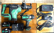METABO  HPT 36V MultiVolt 1-9/16" Demo /Rotary Hammer Drill & 1/2" Impact Driver for sale  Shipping to South Africa
