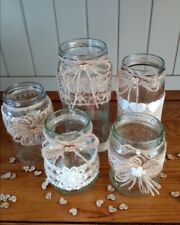 Rustic decorated glass for sale  HENGOED