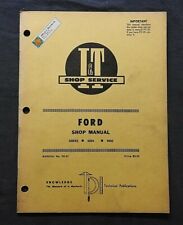 1971 FORD "8000 & 9000" TRACTOR I & T REPAIR SERVICE SHOP MANUAL NICE SHAPE, used for sale  Sandwich