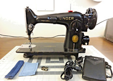 Máquina de costura resistente SINGER 201-2 Gear Drive - COURO DENIM - Manutenção comprar usado  Enviando para Brazil