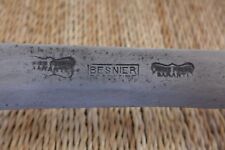 VINTAGE DRAW KNIFE TOOL, CARPENTRY, JOINERY, STRAIGHT, PLANE, LOGO BESNIER, RARE for sale  Shipping to South Africa