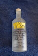Botella vacía de vodka limón esmerilado con tapa 750 ml exhibición artesanal segunda mano  Embacar hacia Argentina