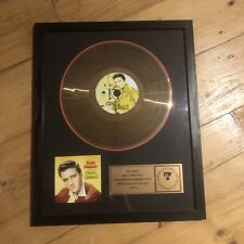 elvis presley gold disc for sale  WATFORD