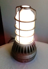 Vintage Portable RAB Industrial Jelly Jar Cage Lighting w/ Std 110v Plug Light for sale  Shipping to South Africa