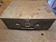 Vintage metal box for sale  EXMOUTH