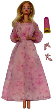 Boneca Barbie Beijando Vintage 1978 Vestido Floral Rosa #2597 Mattel Olhos Azuis Loiros comprar usado  Enviando para Brazil