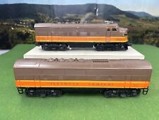 CONJUNTO DE LOCOMOTIVA DIESEL LIONEL 2363 O ILLINOIS CENTRAL AB LETRAS MARRONS!! comprar usado  Enviando para Brazil