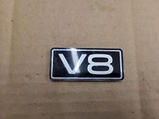 Ford OEM V8 Motor Motor Black & Chrome 2.5" Emblema Logotipo Distintivo nome anunciada comprar usado  Enviando para Brazil