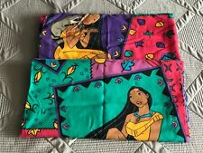 VINTAGE Disney Princesa Pocahontas Conjunto de 2 Painéis de Cortina Cores Brilhantes comprar usado  Enviando para Brazil