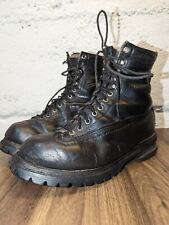 RARO Masculino 9 D Vintage Sem Marca Registrador de Combate Botas Pretas Aflitas Vibram, usado comprar usado  Enviando para Brazil