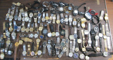 Lote de 103 pulseiras de peças de relógios de quartzo masculinos _ Seiko Citizen Timex Wagner comprar usado  Enviando para Brazil
