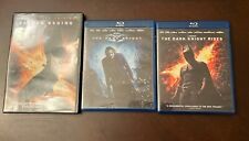 DVD Blu-ray Batman 3 filmes Batman Begins The Dark Knight The Dark Knight Rises comprar usado  Enviando para Brazil