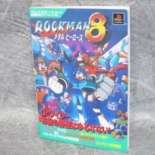 ROCKMAN 8 Megaman Metal Heroes Guide Book Sony PS 1997 Japão KB44 comprar usado  Enviando para Brazil