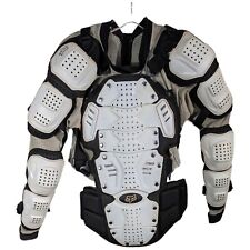 Fox Racing Titan Sport Jacket Size Small White Motocross Armour Chest Back Guard, used for sale  Shipping to South Africa