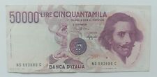 Banconota 50000 lire usato  Italia