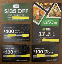 Free hellofresh meals, used for sale  Miami