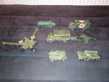 Joblot old Toy Cars. Dinky Military Army War. 621 626 641 670 609 693 25D Tanker, used for sale  LINCOLN