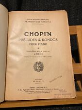Chopin préludes rondos d'occasion  Rennes