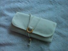 CREAM IVORY COTTON FABRIC  MAKE UP OR JEWELLERY WRAP  ROLL    NEW for sale  Shipping to South Africa