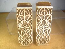 Lot 2 Vintage Hearth Glo Radiant Ceramic Heater grates fire bricks inserts 8" for sale  Shipping to Ireland