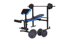 Pro Fitness Folding Workout Bench with 50kg Weight Package for sale  Shipping to South Africa