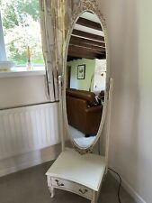 Cream cheval mirror for sale  WORCESTER
