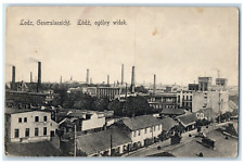 c1910 Lodz, General View Of Lodz General View Central Poland Postcard na sprzedaż  Wysyłka do Poland