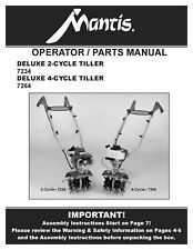 Tiller service parts for sale  Addison