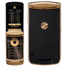Original Motorola Razr 2 V8 2.2'' UNLOCKE GSM 2G Quad Band Flip Gold Cell Phone for sale  Shipping to South Africa