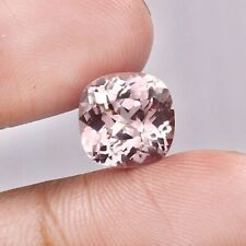 Used, 9 Ct+ Natural FL Madagascar Pink Morganite Cushion Loose Certified Gemstone AAA for sale  Shipping to South Africa