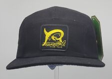 Classic 70s80s Marlin Fishing 5 Panel short Bill strapback Hat Cap Swordfish blk for sale  Shipping to South Africa