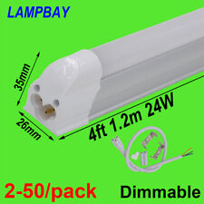 2-50/pacote de lâmpada LED regulável tubo luz 4 pés 1,2 m 24W T5 lâmpada barra fina 110V 220V comprar usado  Enviando para Brazil