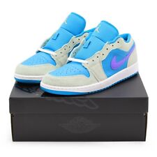 DX4334-300 Nike Air Jordan 1 Low Aquatone Psychic Celestial Gold Blue (Men's) for sale  Shipping to South Africa