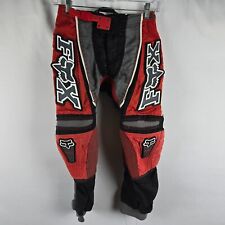 Fox MX 360 Racing Pants Motocross Dirt Bike ATV Red Black Youth Size 24 for sale  Shipping to South Africa
