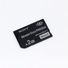 Cartão de memória Sony 2GB PRO Duo MS para câmeras Sony H2 H7 T700 W150 T20 W170 comprar usado  Enviando para Brazil