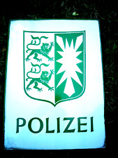 Altes emailieschild polizei gebraucht kaufen  Suchsdorf, Ottendorf, Quarnbek