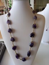 Amethyst necklace for sale  MAUCHLINE
