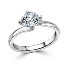 Round Cut 1.00 Ct IGI GIA Lab Created Diamond Engagement Ring Solid 950 Platinum for sale  Shipping to South Africa