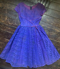 Vtg 50s purple for sale  LEICESTER