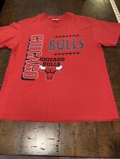 Camiseta Vintage Años 90 Chicago Bulls Puntada Única Hanes Roja Talla Grande 42-44-BONITA, usado segunda mano  Embacar hacia Argentina
